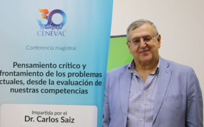 Conferencia magistral del Dr. Carlos Saiz Pensamiento crítico y afrontamiento de los problemas actuales, desde la evaluación de nuestras competencias