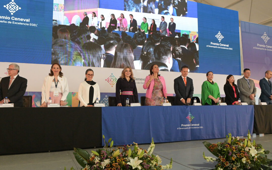 CENEVAL reconoce a 6 mil 947 estudiantes de todo el país con el Premio Ceneval al Desempeño de Excelencia EGEL.